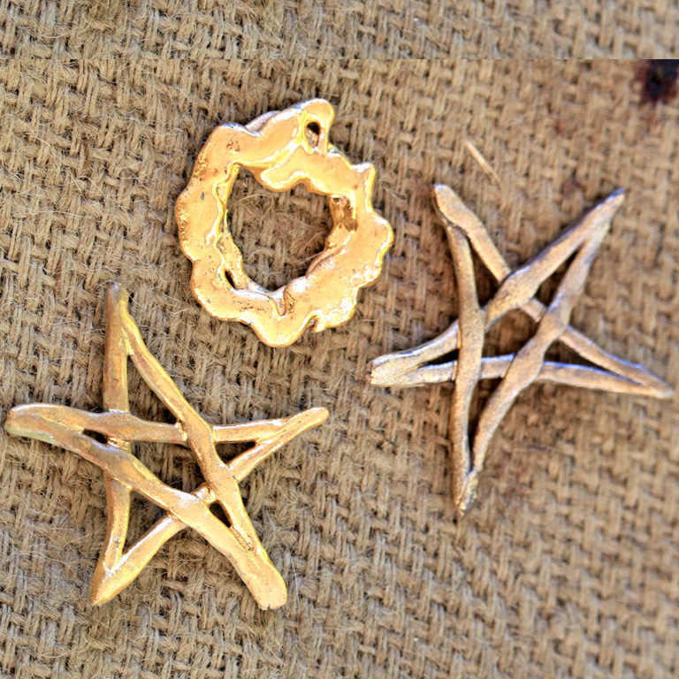 Cone 6 ceramics w/ Gold enamel - POA